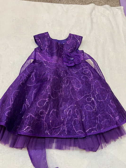3T Joan michelle purple dress, Kids 3T