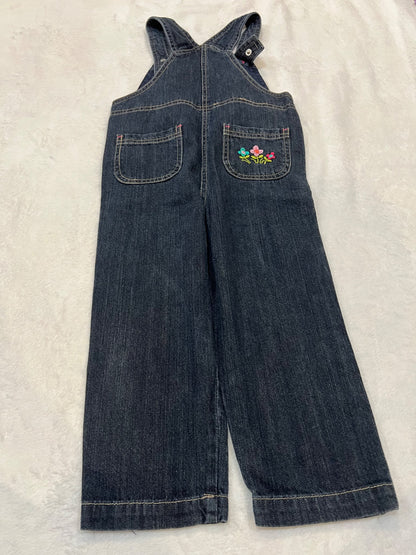 3T please mum denim overalls embroidery , Kids 3T