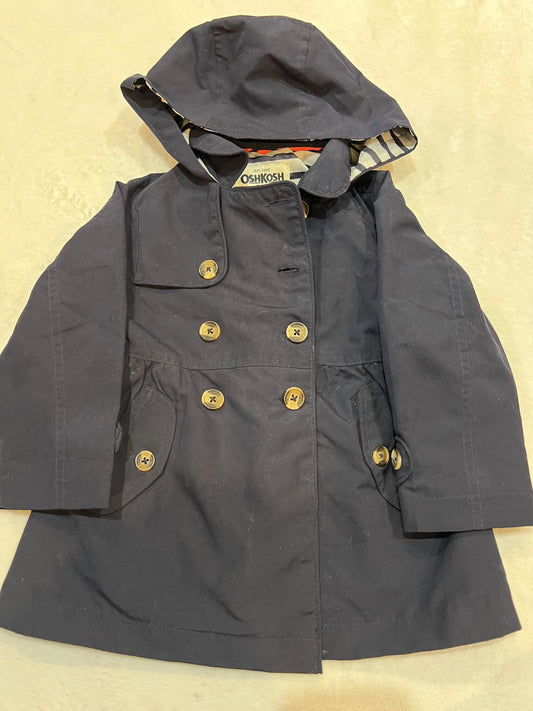 3T osh kosh casual coat- navy, Kids 3T
