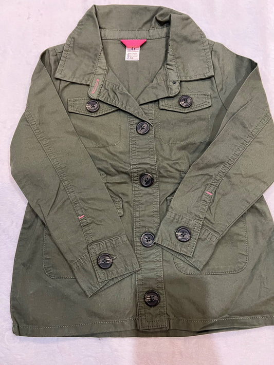 4T carters casual jacket - green, Kids 3T