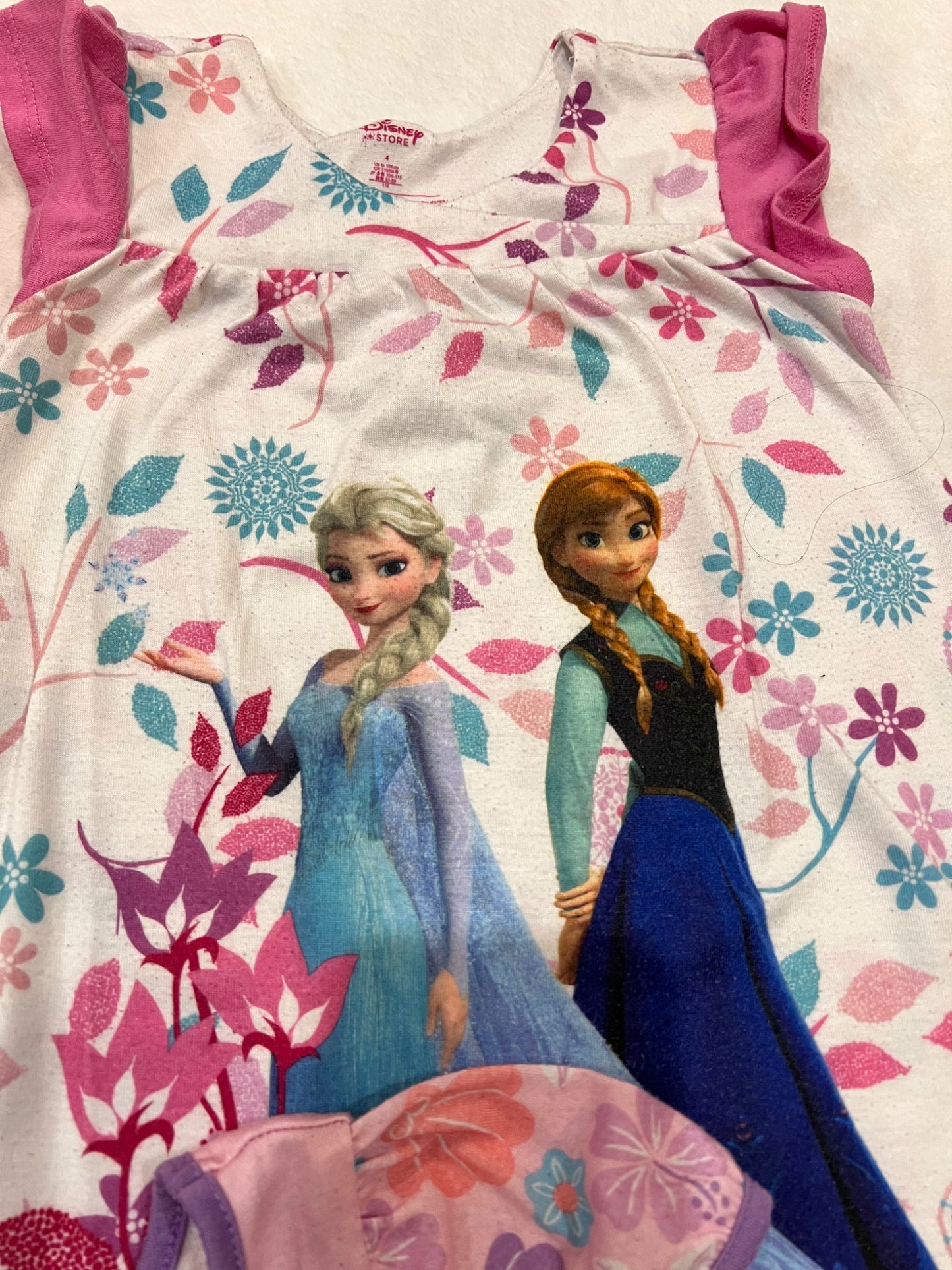 4T Disney pajayma dresses(2) + (1 free), Kids 4/4T
