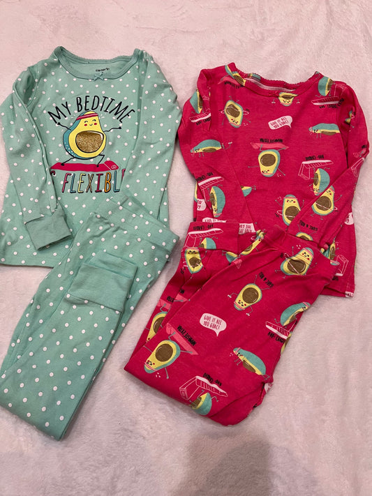 4T carters matching pajayma sets- EuC, Kids 4/4T