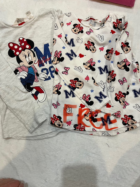 2-4T Disney Minnie Mouse h&M top- (1 free)- EUC, Kids 4/4T