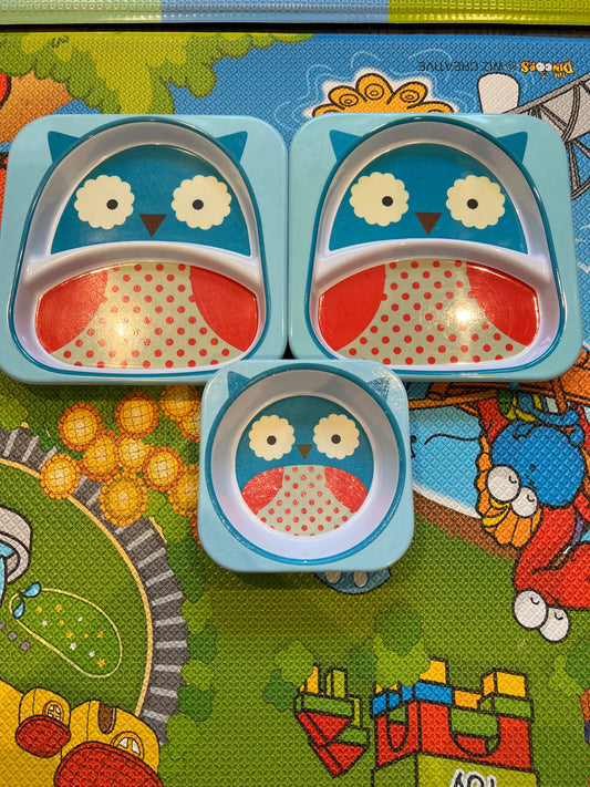 Skip hop owl plates