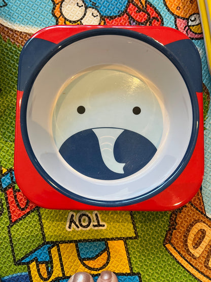 Skip hop elephant plate and bowl