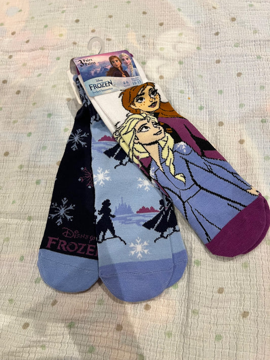 NEW Disney frozen socks  (shoe size 10-13)