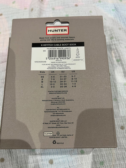 NEW- Hunter boot liner socks (small shoe size 8-10T)