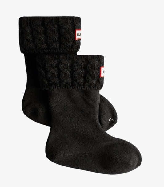 NEW hunter boot liner socks - black  large (shoe size 1-3)
