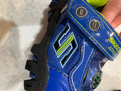 NEW- 7T sketchers shoes - compass & lights , Shoes 7 (Walkers:12-24 mth)