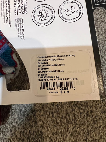 *NEW Smart wool kids winter sport socks- XS (shoe 6-8.5)