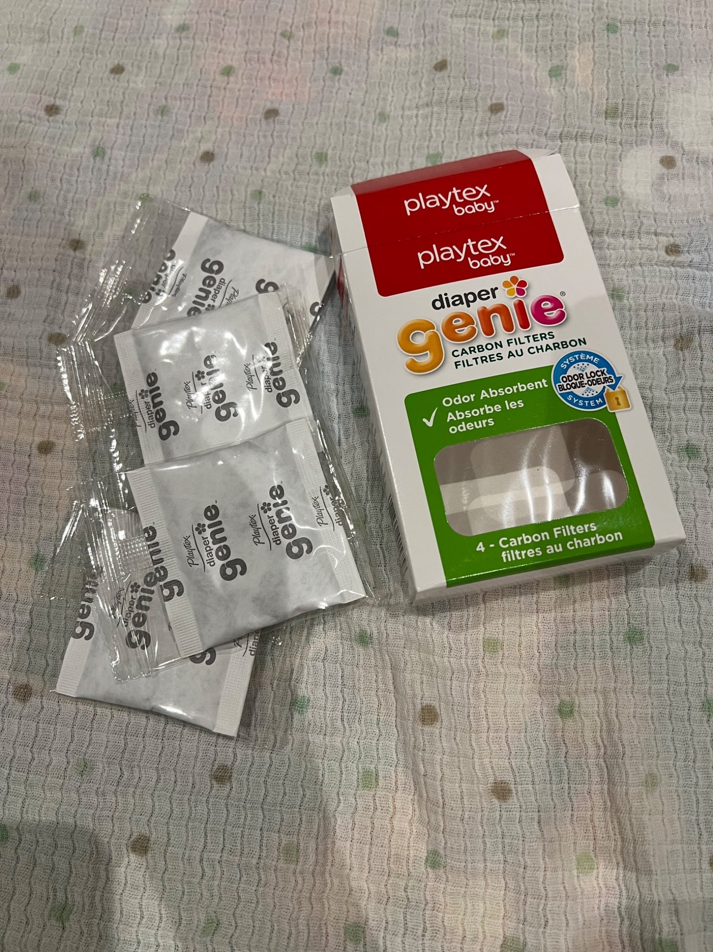 NEW playtex diaper genie pail carbon filters