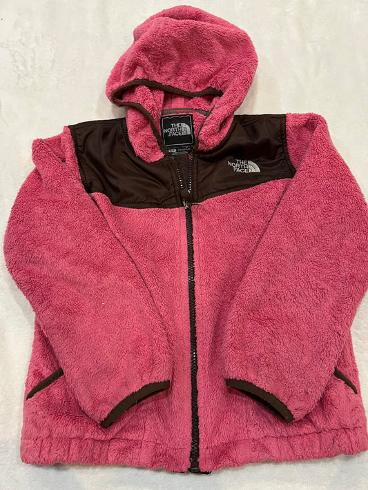 7/8 small- North face fuzzy sweater , Kids 7 & 8 (small)
