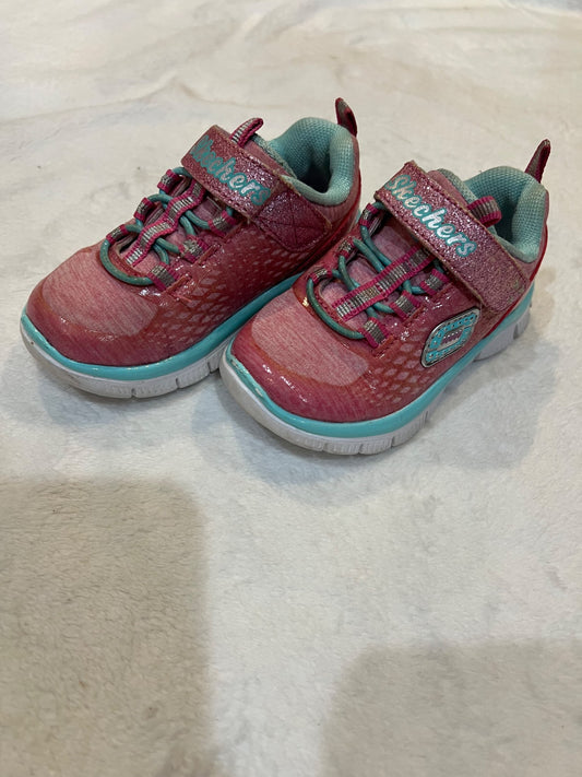 6T Skechers shoes - pink , Shoes 6 (Walkers:12-24 mth)