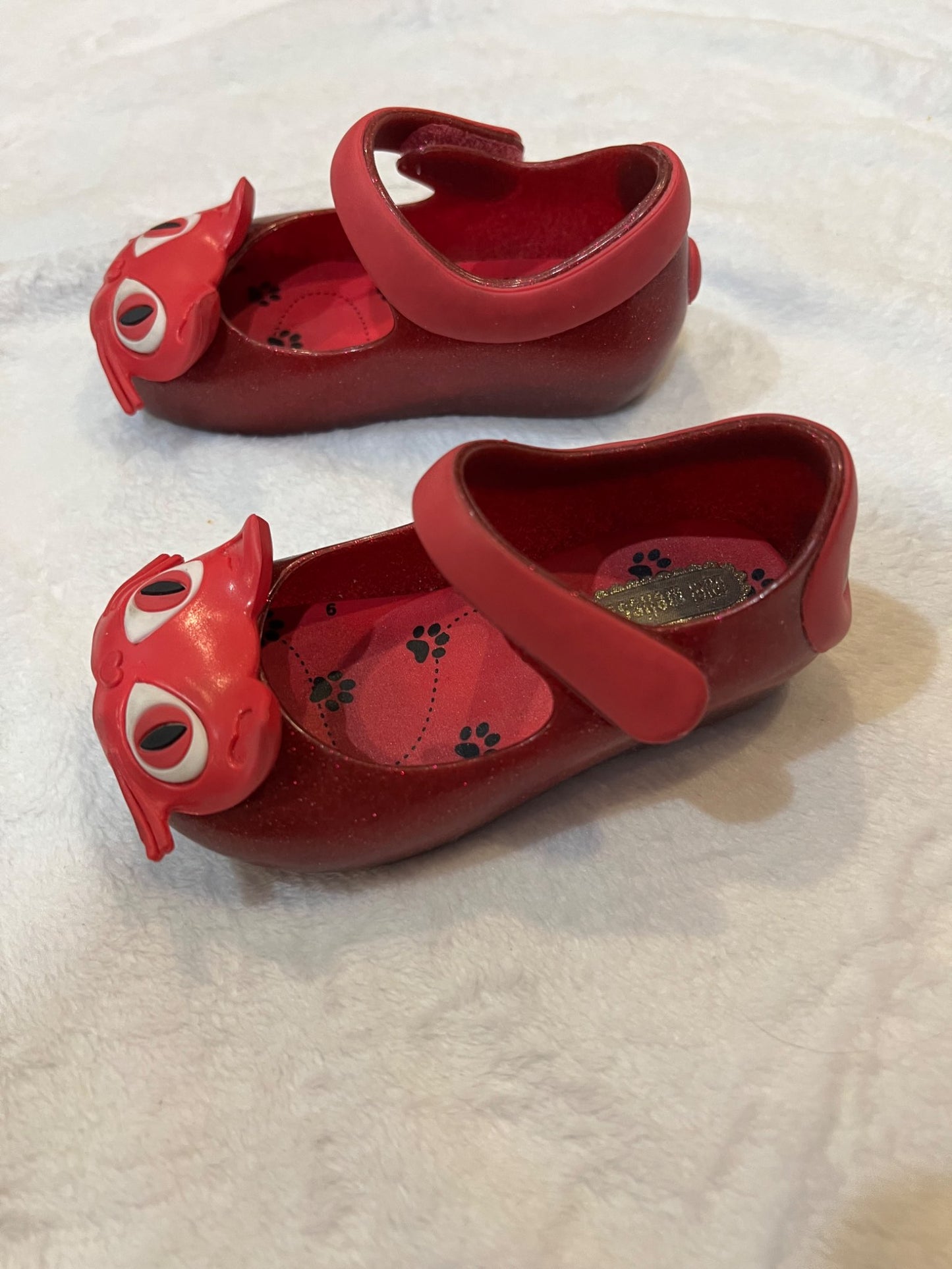 6T- mini Melissa Mary jane shoe , Shoes 6 (Walkers:12-24 mth)