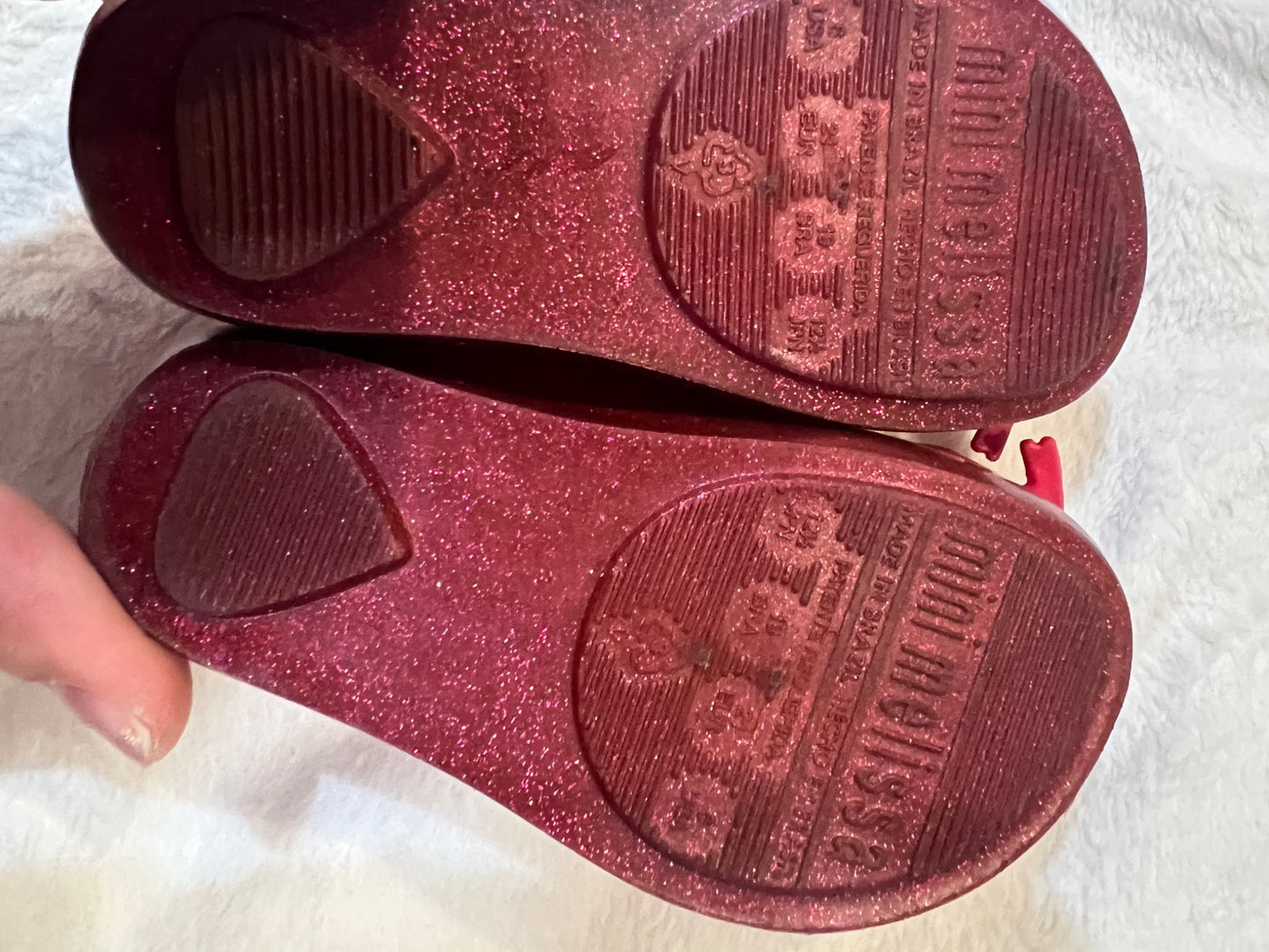 6T- mini Melissa Mary jane shoe , Shoes 6 (Walkers:12-24 mth)