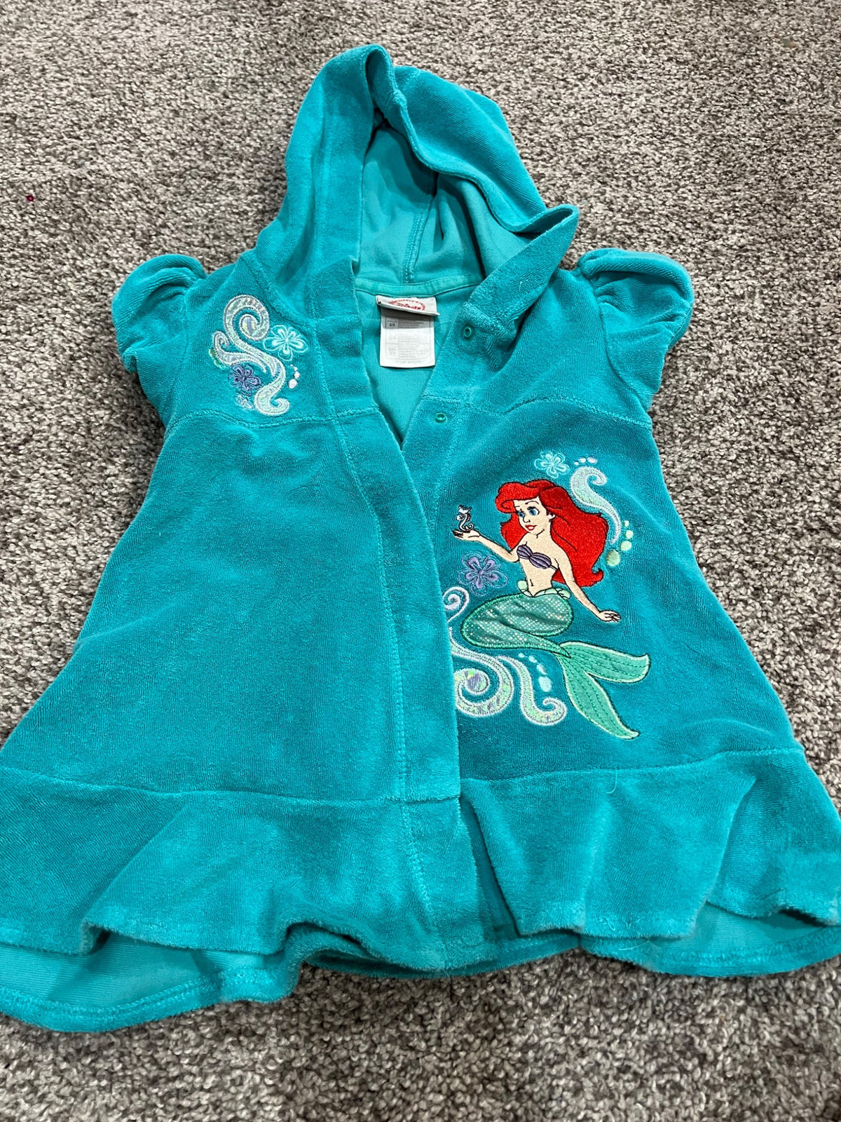 2-3T Disney Ariel swim cover , Kids 2T