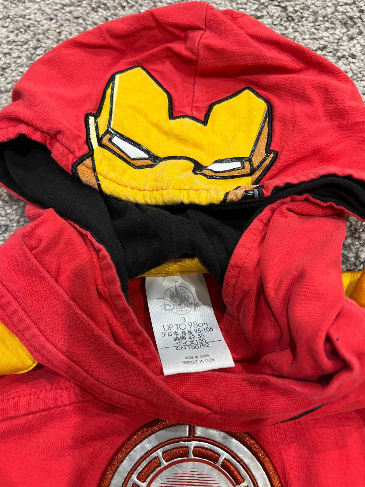 3T Disney Ironman hoodie , Kids 3T