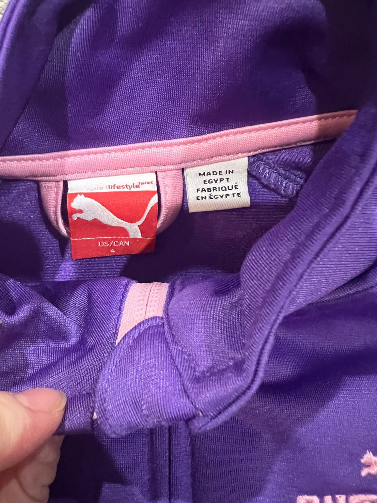 4T- puma purple track suit , Kids 4/4T