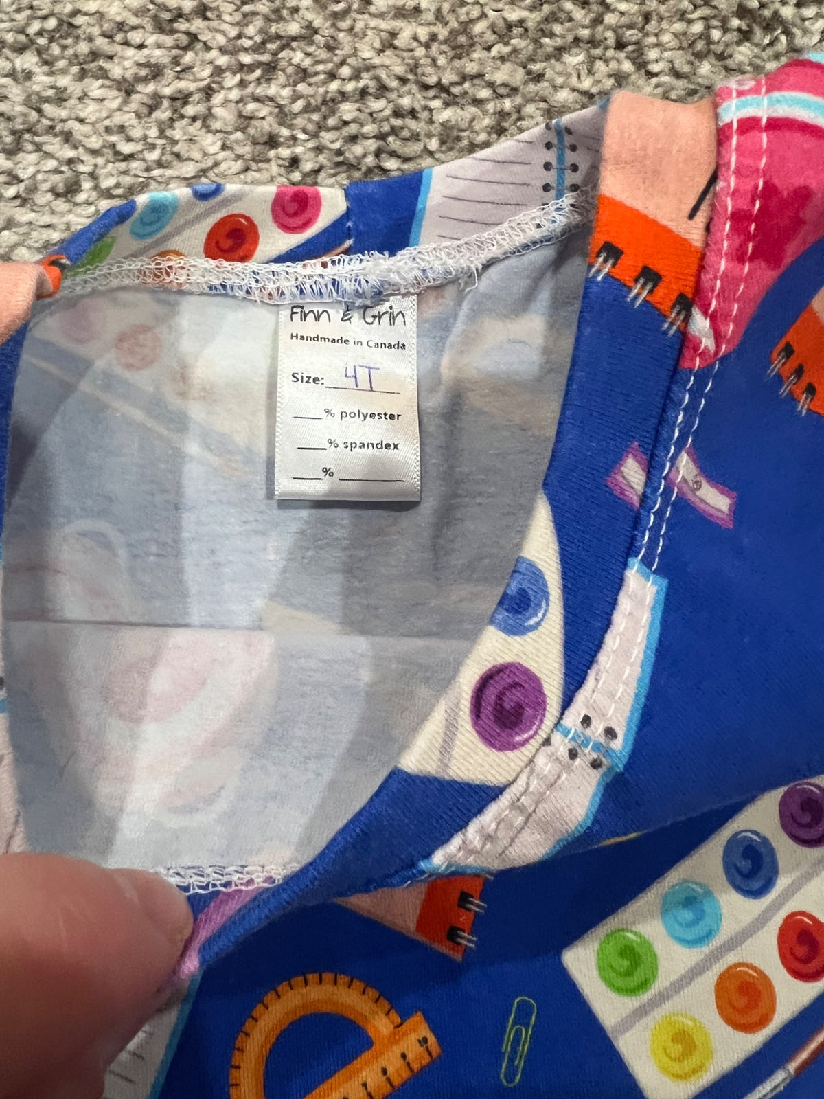 4T- Finn & Grinn boutique shirt- EUC, Kids 4/4T