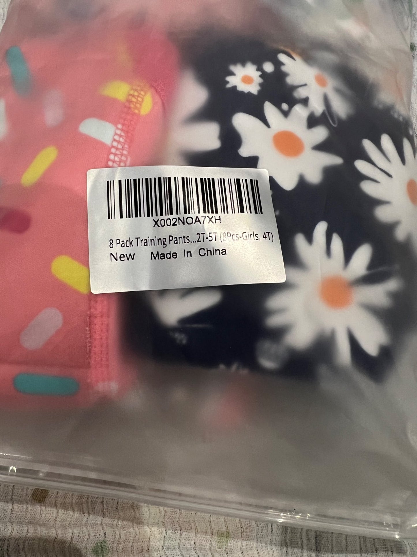 4T Moo Moo Training pants-  8 pack NEW