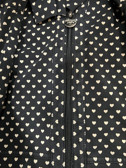 4T peekaboo beans polkadot  heart full zip  - vguc , Kids 4/4T