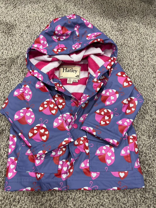 6-12 mth Hatley raincoat lady bugs , Kids 9 Month (6-9M)