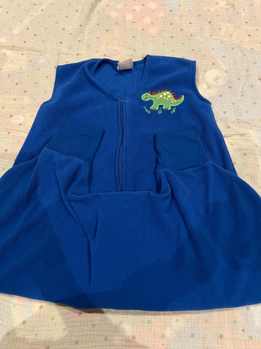 Halo sleepsack early walkers 2/3 - light blue dino, 2T, 3T & 4T+