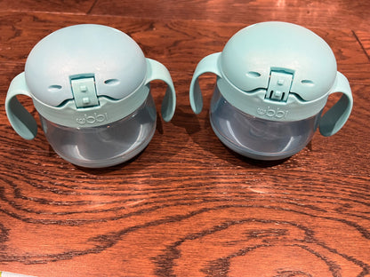 Ubbi tweat snack container (price for both)-  blue