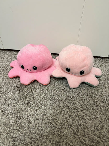 Reversible octopus stuff animals (price for both)