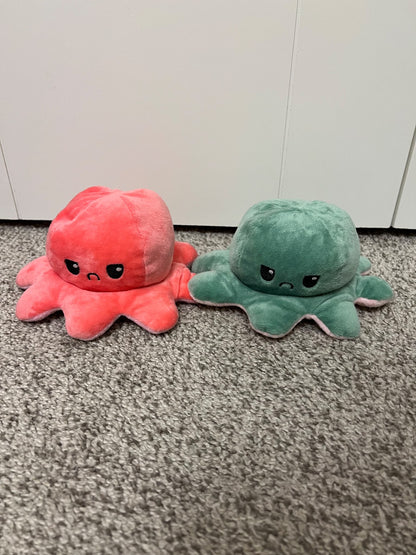 Reversible octopus stuff animals (price for both)