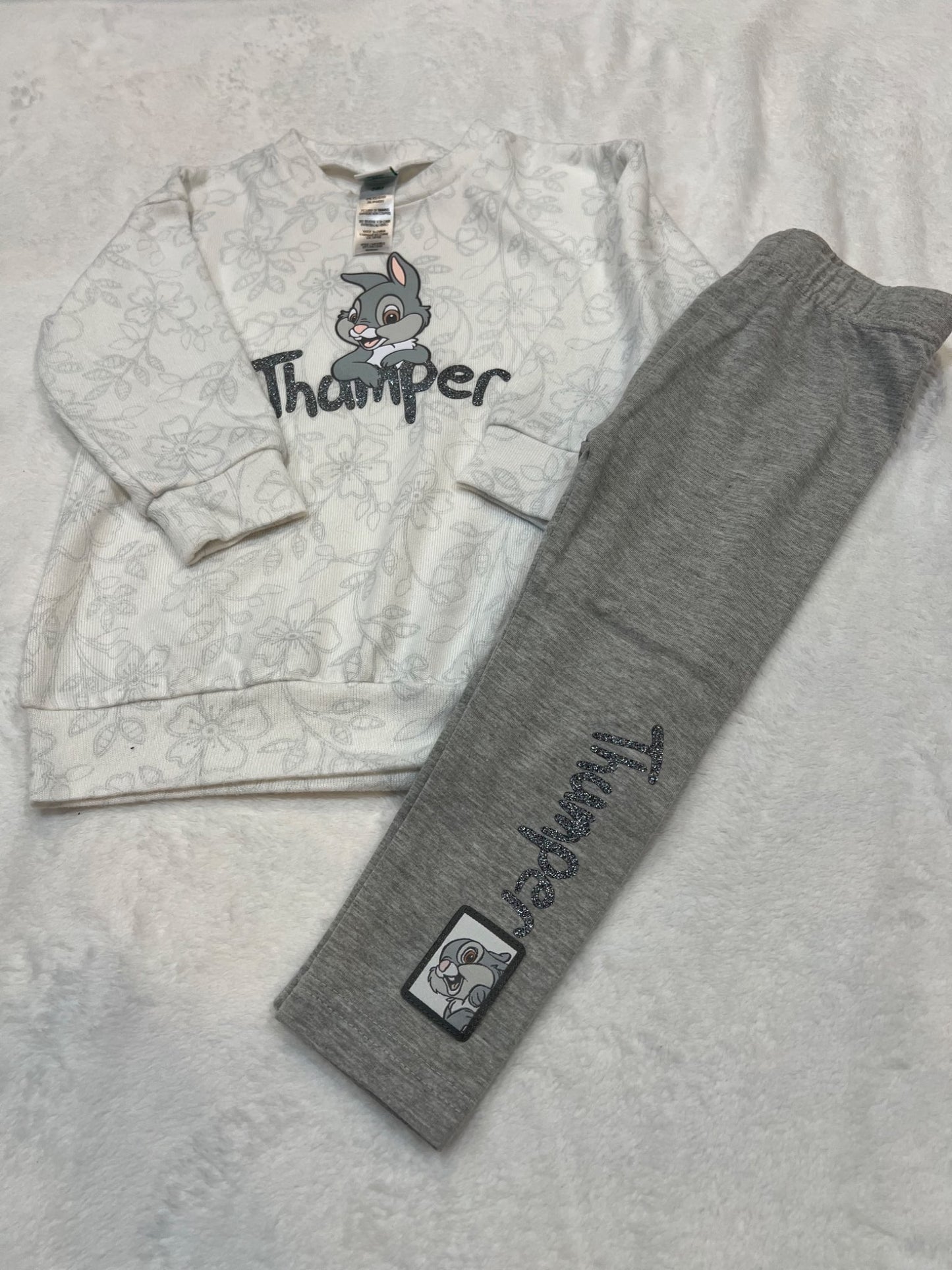 24 mth Disney thumper outfit sweater and leggings , Kids 24 Month (18-24M)