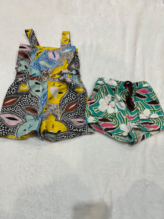 2T baby gap DVF series romper and shorts , Kids 2T
