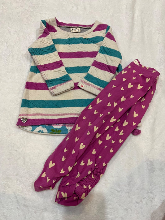 2T Hatley outfit sweater and leggings , Kids 2T