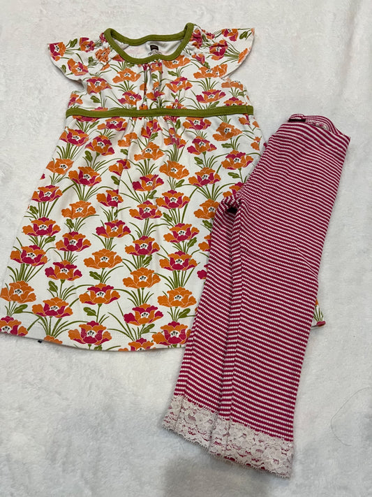 2T tea brand outfit  - tunic and leggings , Kids 2T