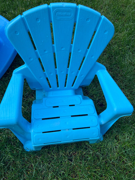 Little tikesToddler blue airdronack lawn chair
