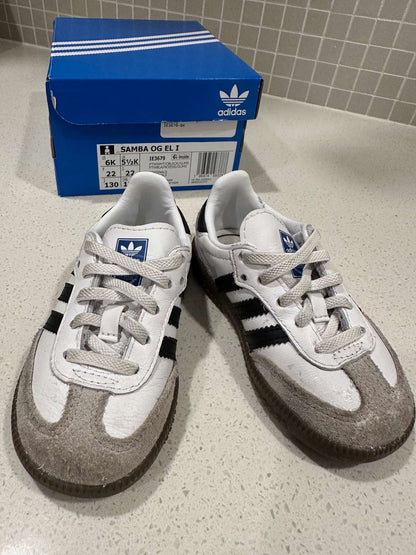 Adidas Sambas SZ 6K , Shoes 6 (Walkers:12-24 mth)