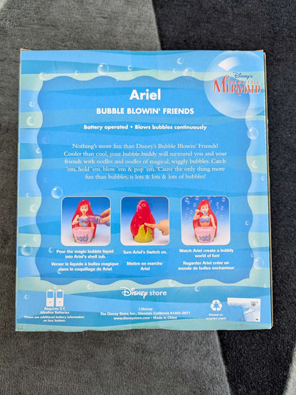 Brand New Disney's Little Mermaid Bubble Machine, NWT, MSRP $20