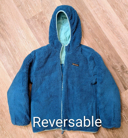 Cozy Fleece Lined Winter Jacket - Reversable, Kids 16 to 20 (extra large)