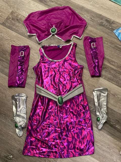 Deluxe STARFIRE Hallowe'en Costume, Retail $78.89, Kids 10 (medium)