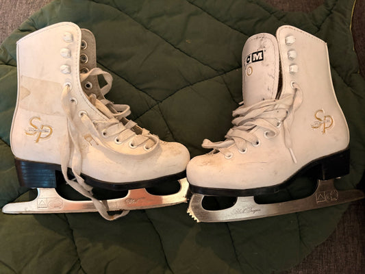 CCM / Sale & Pelletier Kids Figure Skates, White, Size 10, Shoes 10 (Toddler:2-4yr)