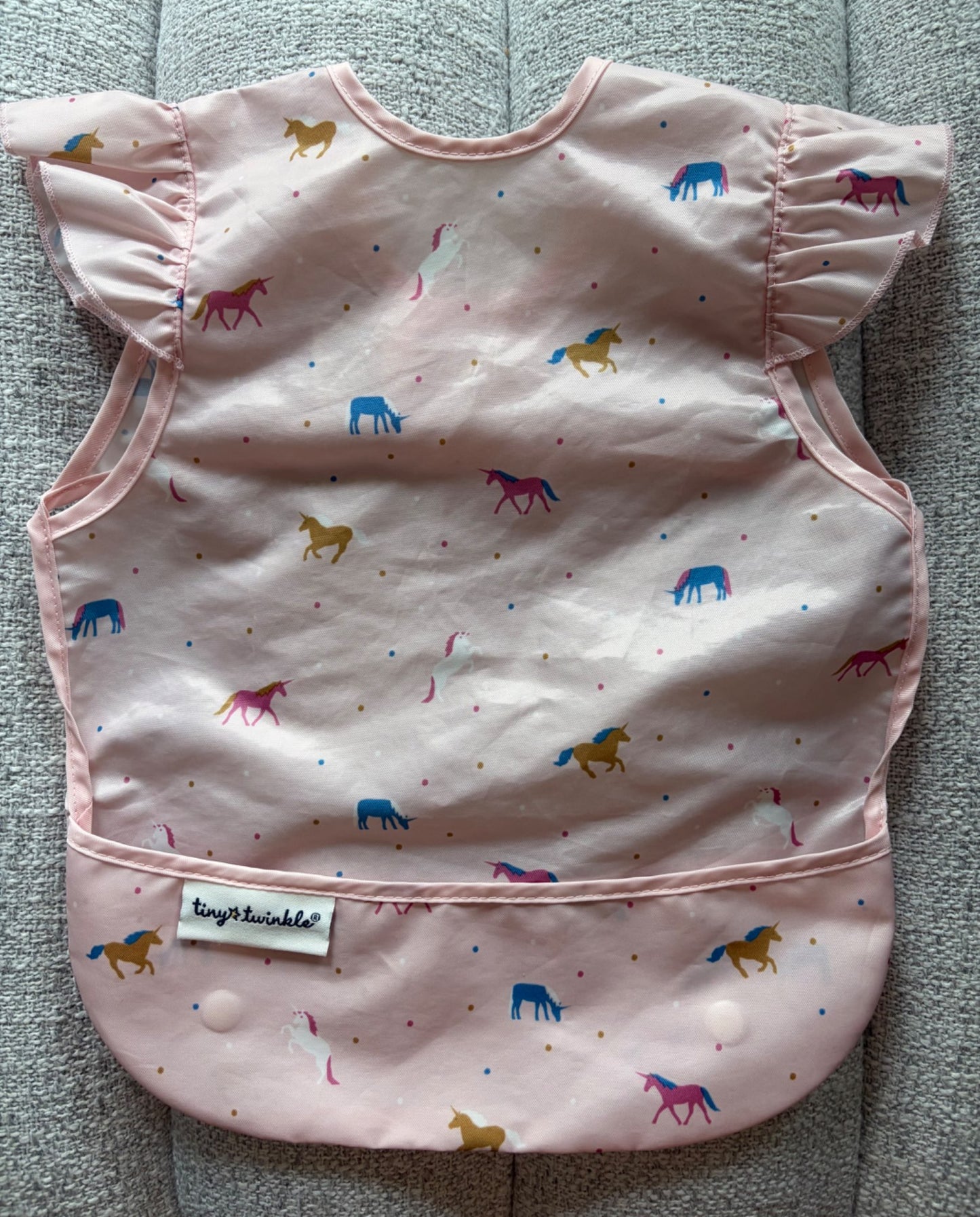 Tiny Twinkle Mess Proof Baby Apron Bib