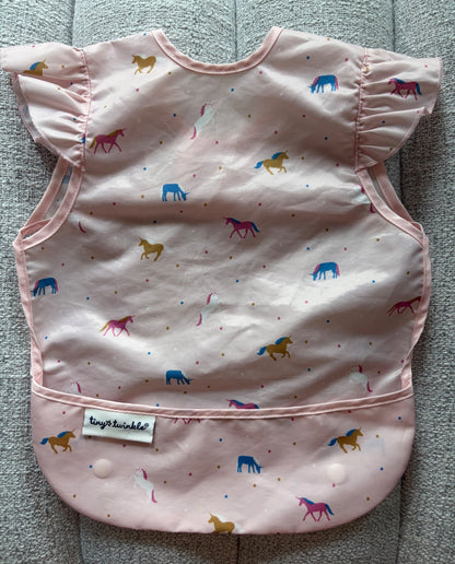 Tiny Twinkle Mess Proof Baby Apron Bib
