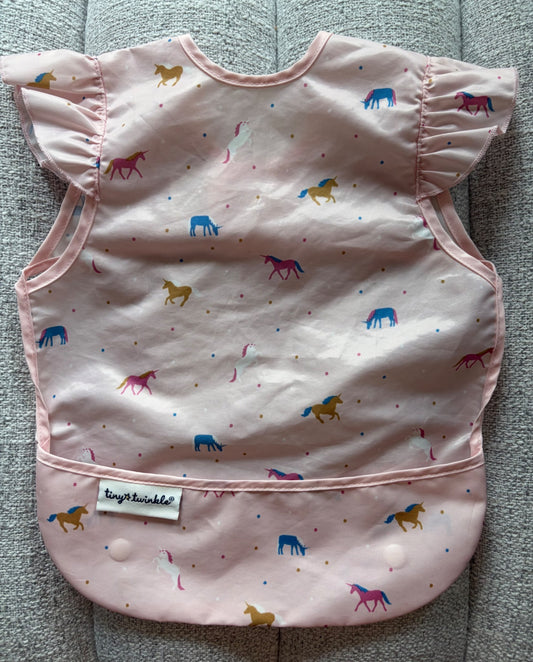 Tiny Twinkle Mess Proof Baby Apron Bib