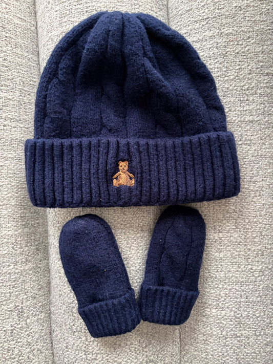 Baby Gap Toque and Mitts Set, Kids 6 Month (3-6M)