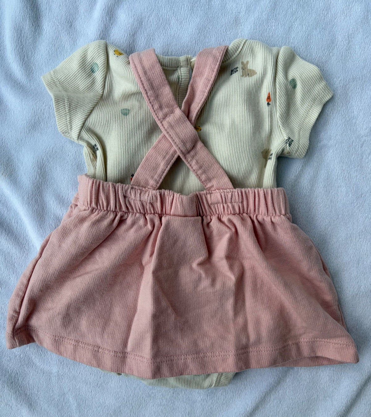 Two Piece Spring Dress and Short Sleeve, Kids 3 Month (0-3M)