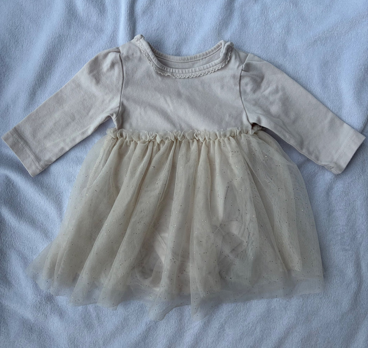Long Sleeve Tulle Dress, Kids Newborn