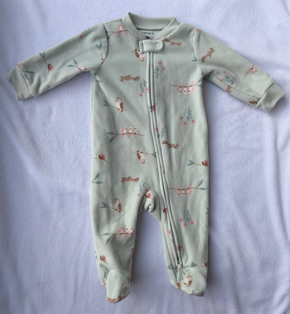 New! Footed Fleece Sleeper, Kids 6 Month (3-6M)