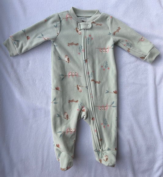 New! Footed Fleece Sleeper, Kids 6 Month (3-6M)