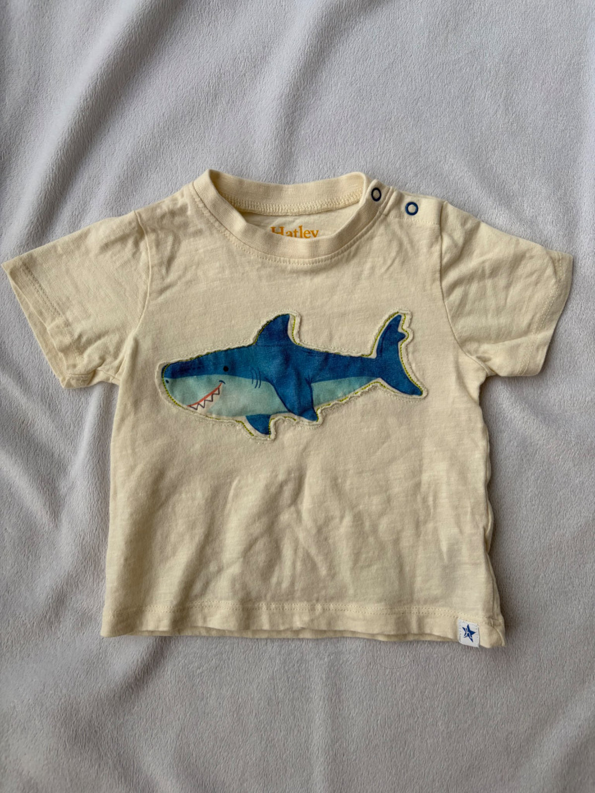 Boys Shark Tshirt, Kids 9 Month (6-9M)