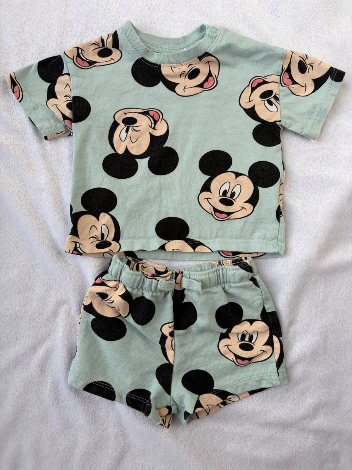 Mickey Mouse Tshirt and Shorts Set, Kids 9 Month (6-9M)